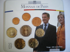 France Mini Set Rencontre Sarkosy Merkel 2007 - France