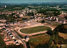 CPSM 56 GUEMENE SUR SCORFF Vue Aérienne Le STADE - Guemene Sur Scorff