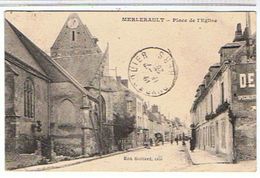 61.MERLERAULT      PLACE  DE  L'  EGLISE  TBE   KK365 - Le Merlerault