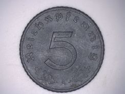 ALLEMAGNE - 5 REICHSPFENNIG 1942 A - 5 Reichspfennig