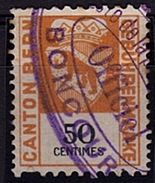 CH 186 - SUISSE Timbre Fiscal Du Canton De Berne Obl. - Revenue Stamps