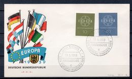 1959 Enveloppe Allemagne  Oblitéré - 1948-1960