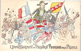 ILLUSTRATEUR -- Non Signé - L'emménagement Du Président Poincaré Par Le Peuple - 1900-1949