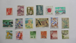 Japon : 18 Timbres Oblitérés - Verzamelingen & Reeksen