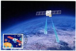 China 2017 Quantum Experimental Satellites Maxmum Card - Asie