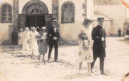 56-DAMGAN- CARTE PHOTO- SORTIE DE L'EGLISE A CONTRÔLER - Damgan