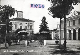 Emilia Romagna-reggio Emilia-guastalla Piazzale Stazione Veduta Anni 50 60 - Autres & Non Classés