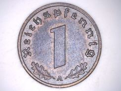 ALLEMAGNE - 1 REICHSPFENNIG 1939 A - 1 Reichspfennig