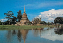 CPSM Thailande-Sukhothai Historical Park-Wat Sasri       L2382 - Thaïlande