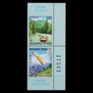 SERBISH BOSNIA 2004 EUROPA CEPT MNH SET STAMPS FROM BOOKLET - 2004