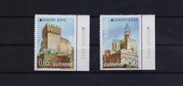 BULGARIA 2012 EUROPA CEPT MNH SET STAMPS FROM BOOKLET - 2012