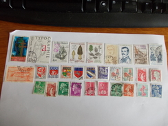 TIMBRE France Lot De 30 Timbres à Identifier N° 624 - Alla Rinfusa (max 999 Francobolli)