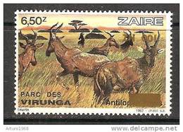 Zaire / Congo Kinshasa / RDC - NON EMIS / UNISSUED - Surcharge RENVERSEE 100NZ Sur COB 1160 - MNH / ** 1994 - Faune - Unused Stamps