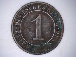 ALLEMAGNE  1 REICHSPFENNIG 1934 E - 1 Renten- & 1 Reichspfennig