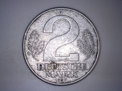 ALLEMAGNE - R.D.A. 2 DEUTSCHE MARK 1957 A - 2 Mark