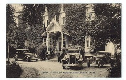 Bièvre - Hôtel Des Ardennes, Firmin Roland Animée - 3 Superbes OLDTIMER - Circulé Vers Dijon France 19-04-1936 - Bievre