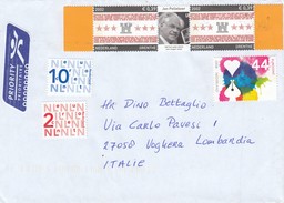 Olanda 2017 - Busta X L'Italia Affrancata Con 5 Stamps (non Timbrati) - Storia Postale