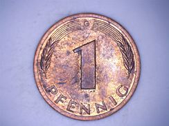 ALLEMAGNE  1 PFENNIG 1982 G - 1 Pfennig
