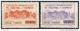 BRAZIL # C68-9   International Exhibition Of Industry And Trade At Hotel Quitandinha - Petrópolis 2v - 1948 - Ongebruikt