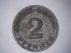 ALLEMAGNE  2 PFENNIG 1958 F - 2 Pfennig