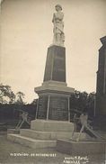 - Somme -ref-C03- Nouvion - Carte Photo Monument Aux Morts - 23 Octobre 1921 - Photo Borel - Abbeville - - Nouvion