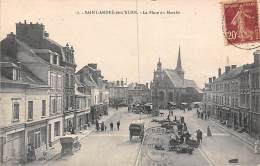 Saint André De L'Eure    27      La Place Du Marché.     (voir Scan) - Sonstige & Ohne Zuordnung