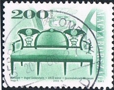 2001 - UNGHERIA / HUNGARY - ANTICHI MOBILI / FURNITURE ANTIQUE. USATO - Used Stamps