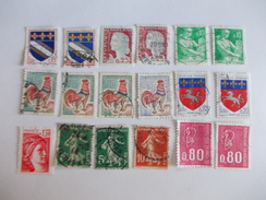 TIMBRE France Petit Lot De à Timbres à Identifier  N° 645 - Mezclas (max 999 Sellos)