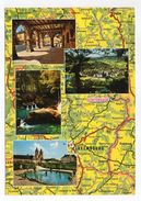 LUXEMBOURG--1974--carte Géographique Avec Multivues--cachet  Et Beau Timbre - Autres & Non Classés