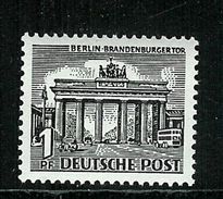 Berlin 1949: Mi.-Nr. 42 I (PM 3): Berliner Bauten   ** - Varietà E Curiosità