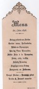 Menu/En-Tête Gaufrée Bronzée/Barroux-Vivin /1898    MENU227 - Menus