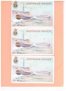 E.P. 7 Cartes. BATEAUX. OOSTENDE-DOVER. - Cartoline Piroscafi