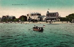 Wyk Auf Föhr, Teilansicht, Hotels, Um 1910/20 - Föhr