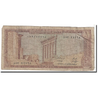 Billet, Lebanon, 1 Livre, 1980, Undated, KM:61c, B - Libanon