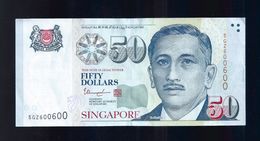 $50 Singapore Portrait Series Money Banknote Fancy Lucky Number  5GZ 600600  (#111) - Singapore