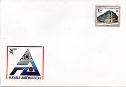 DDR Amtl. GZS-Umschlag U 9  1,35(M) Mehrfarbig "Leipziger Frühjahrsmesse 1989" Ungebraucht - Briefomslagen - Ongebruikt