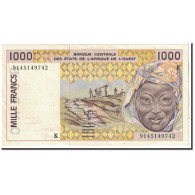 Billet, West African States, 1000 Francs, 1991, Undated, KM:711Ka, SUP - West-Afrikaanse Staten