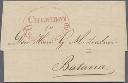 Br Niederländisch-Indien: 1828/1866, Lot Of Pre-philatelic Letters Or Folded Letters Without Stamps, I. - Netherlands Indies