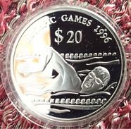 TUVALU 20 DOLLARS 1994 SILVER PROOF "OLYMPIC GAMES 1996" - Tuvalu