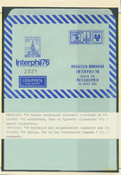 GA Ungarn - Ganzsachen: 1950/1992 (ca.), This Lot Offers Laszlo Hrabal's Exhibition Collection Containi - Postal Stationery