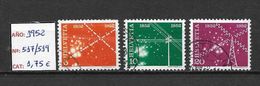 LOTE 1377  ///  SUIZA  1952    YVERT Nº: 517/519   // CATALOG/COTE: 1,75€ - Gebraucht