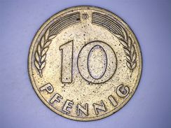 ALLEMAGNE  10 PFENNIG 1950 D - 10 Pfennig