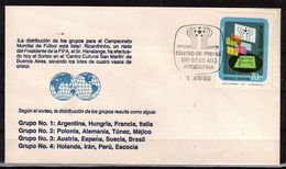 ARGENTINE   FDC  Cup 1978   Football  Soccer Fussball - 1978 – Argentine