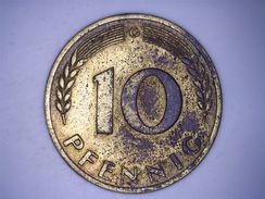 ALLEMAGNE  10 PFENNIG 1969 G - 10 Pfennig