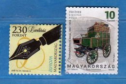 (Us.1) UNGHERIA  ° 2008 - 2017 - PENNA - CARROZZA - . Used.    Vedi Descrizione - Used Stamps