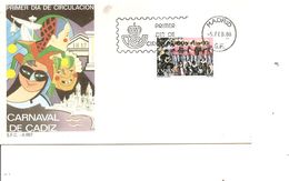 Carnaval - Cadiz ( FDC D'Espagne De 1984 à Voir) - Carnival