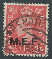 1943-47 OCCUPAZIONE INGLESE MEF USATO 1 P - R33-2 - British Occ. MEF