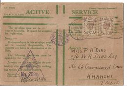 Great Britain Censored Cover Special Cover With 5d Stamps, Military Covers Censored - Brieven En Documenten