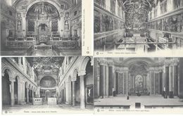 ROMA ROME - Lot De 10 Cartes Postales Anciennes Intérieurs De Monuments  Brunner + 1 Carte TBE - Verzamelingen