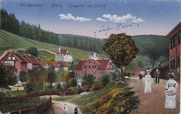 AK Wildemann I. Harz - Spiegeltal Mit Schule - Ca. 1920 (30962) - Wildemann